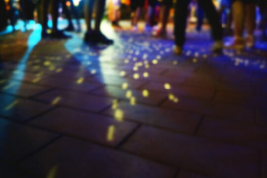 legs on the dancefloor