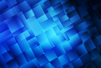 Dark BLUE vector texture in rectangular style.
