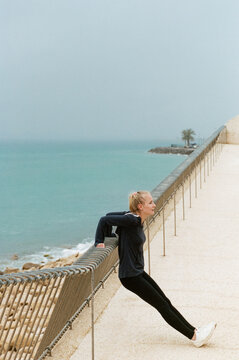 Gil doing exercises