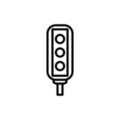 Traffic Light Icon Design Vector Template Illustration