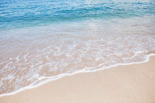 Beach And Crystal Blue Water