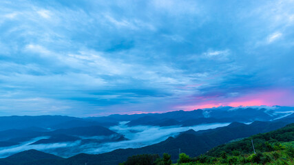 Obraz premium 다리와 바다