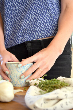 Woman Cooking