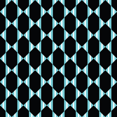 Vector seamless pattern texture background with geometric shapes, colored in black, blue, white colors.