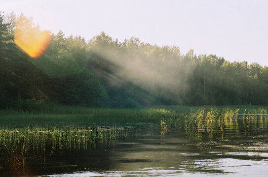 Lake in the morning