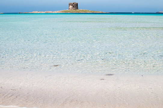 Pelosa beach in Stintino, Sardinia