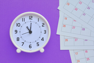 Calendar and a Clock
