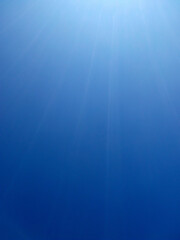 Amazing portrait view of blue clear sky