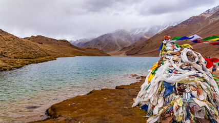 Chandratal or  Lake of the moon is a high altitude lake located at 4300m in Himalayas of Spiti...