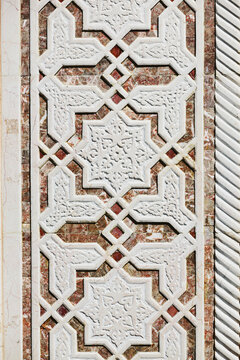 architecture ceramic relief in the Kul Sharif Mosque