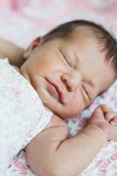 Sleepy Female Newborn