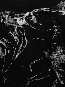 Black and white abstract imprints.