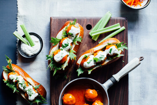 Pretzel subs