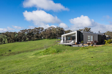 Contemporary home on country acreage