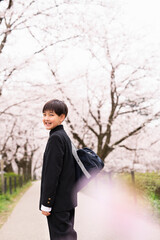 中学生 春