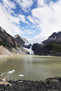 Glacier Los Perros in Torres Del Paine in Chilean Patagonia