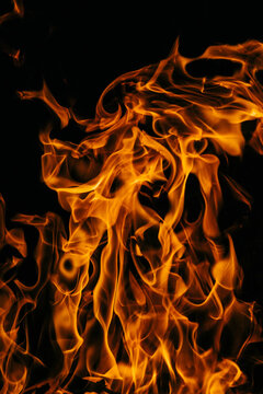 Detail of a flames