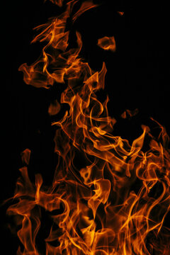 Detail of a flames