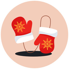 
Vector design of christmas decoration accessory
