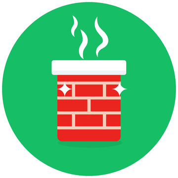 
A Brick Kiln Icon In Trendy Design,flat Vector Of Furnace 
