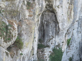 Felsenschlucht in Pazin, Istrien, Kroatien