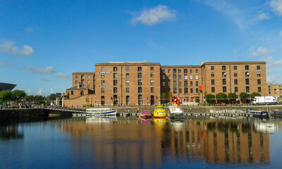 The Albert Dock in Liverpool, UK