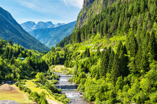The river Vano in Canal San Bovo, Dolomites, Trentino Alto Adige, Italy