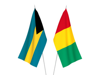 Commonwealth of The Bahamas and Guinea flags