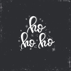 Christmas Vector lettering, motivational quote. Vector illustration