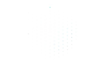 Light Green vector pattern with spheres.