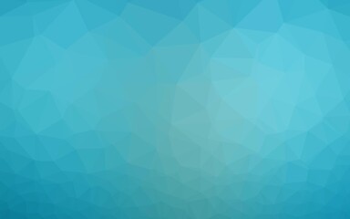 Light BLUE vector low poly layout. Glitter abstract illustration with an elegant design. Triangular pattern for your business design.