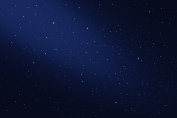 Fototapeta na wymiar Dark night sky with twinkling stars. Background, texture, pattern.