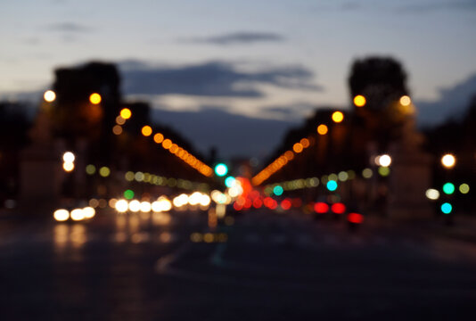 Urban lights in Paris