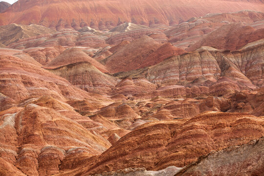 Danxia Landform Geological Park in Gansu China