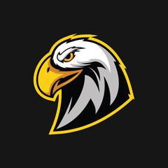 eagle head design vector illustration