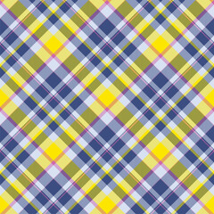 Tartan scotland seamless plaid pattern vector. Retro background fabric. Vintage check color square geometric texture.