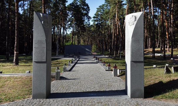 Memorial to the executed Poles in 1940 near the city of Kiev
