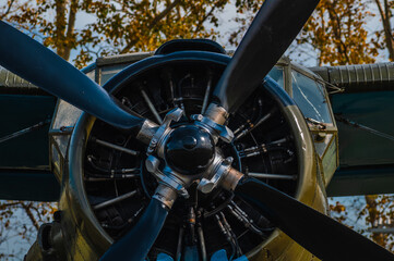 wheel of a aircraft