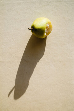 Pear and shadow