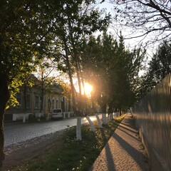 sunset in the city © Євген Горкі