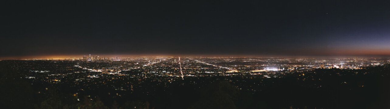 Panorama of Las Angeles.