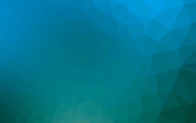 Light Blue, Green vector low poly texture. A completely new color illustration in a vague style. Template for your brand book.