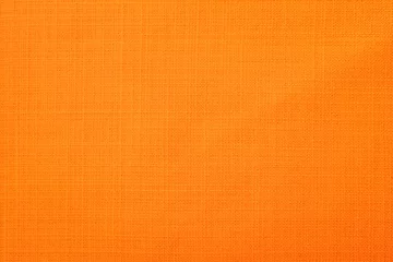 Türaufkleber Orange linen fabric of table cloth texture background © Choat