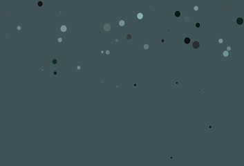 Light Green vector template with circles.