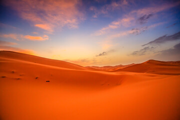 Fototapeta na wymiar Beautiful view of the Sahara desert