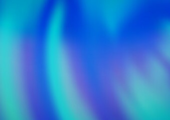 Light BLUE vector template with lines, ovals. Shining illustration, which consist of blurred lines, circles. Textured wave pattern for backgrounds.