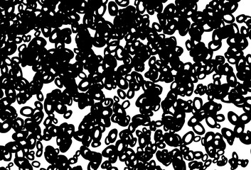 Black and white vector texture with disks.