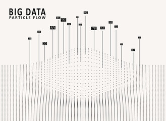 Abstract infographics visualization