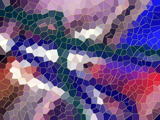 Vivid abstract colorful mosaic background