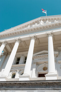 Details of the capitol, Sacramento, CA